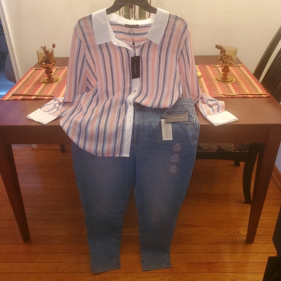 Tommy Hilfiger Blue Skinny Jeans - Picture 1 of 2